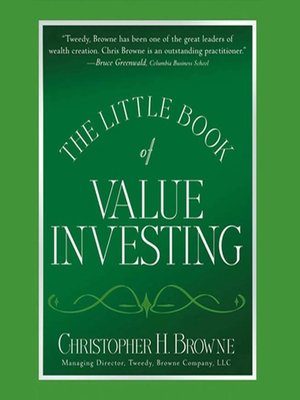 cover image of The Little Book of Value Investing